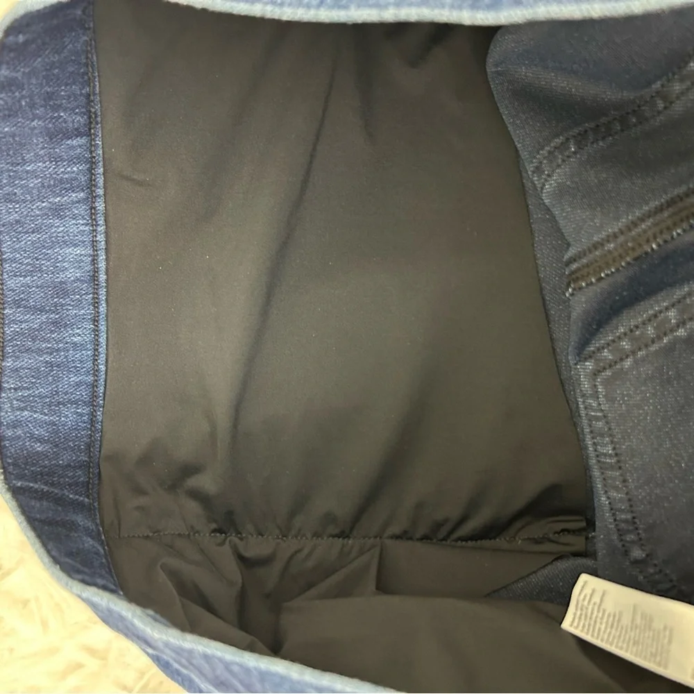 Spanx pull-on dark wash jean jogging pants "Jean-ish ankle leggings" size: 1X - Picture 9 of 9